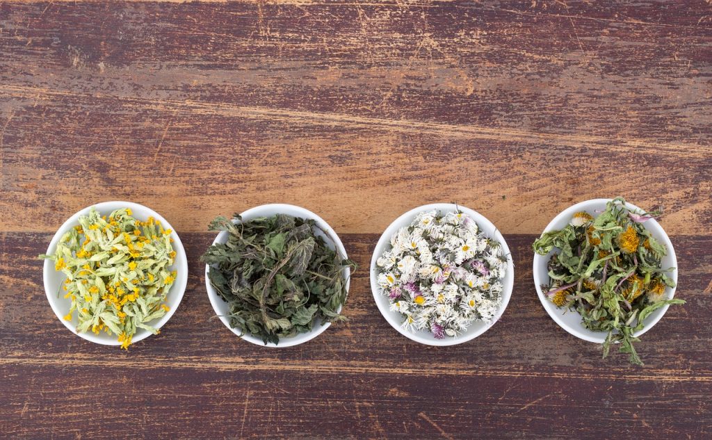 medicinal herbs, herbal tea, blossoms