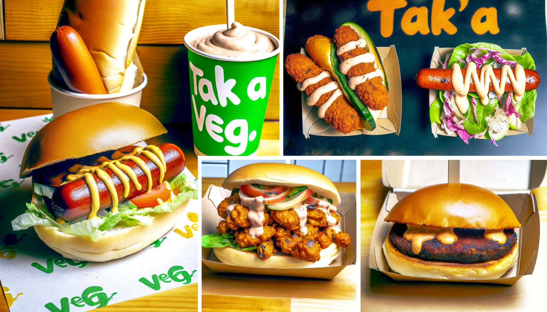 Affordable vegan fast food at Take A Veg