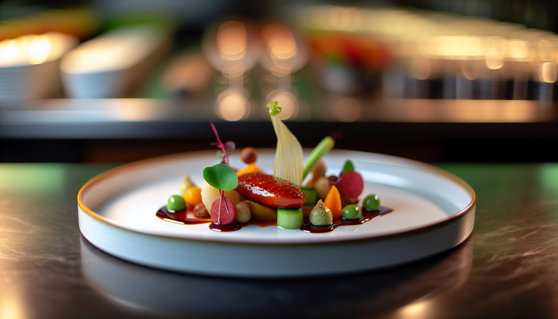 A beautifully presented dish from Ranelagh restaurants